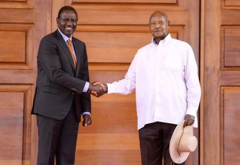 Historic Milestone: Presidents Ruto and Museveni Launch Construction of Naivasha–Kisumu–Malaba SGR Extension in Kisumu